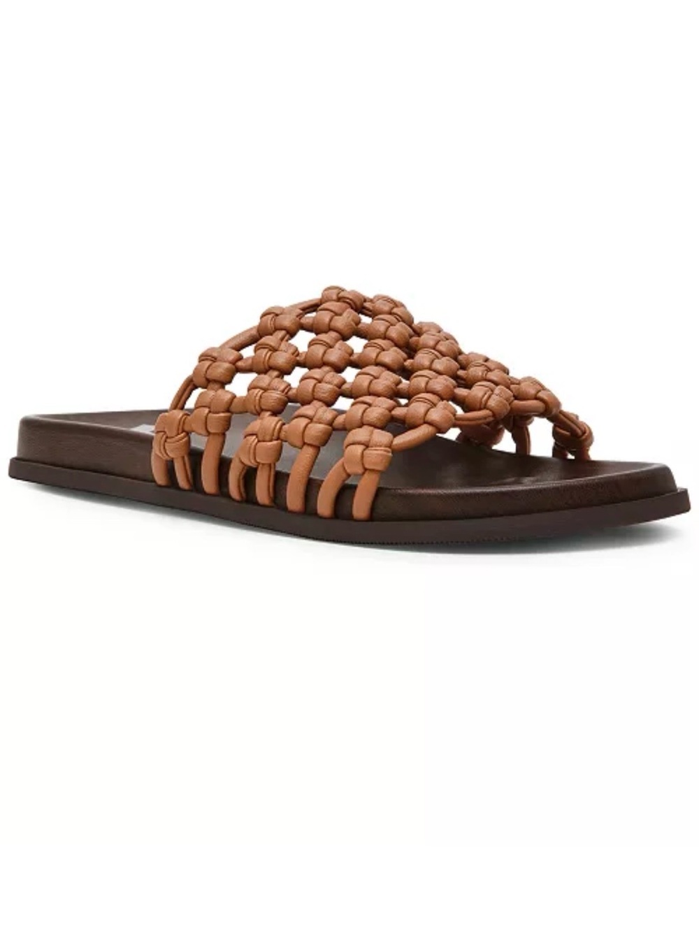 Dolce Vita Braided Slide Sandal in Brown size 8